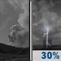 Tonight: Smoke then Chance Showers And Thunderstorms